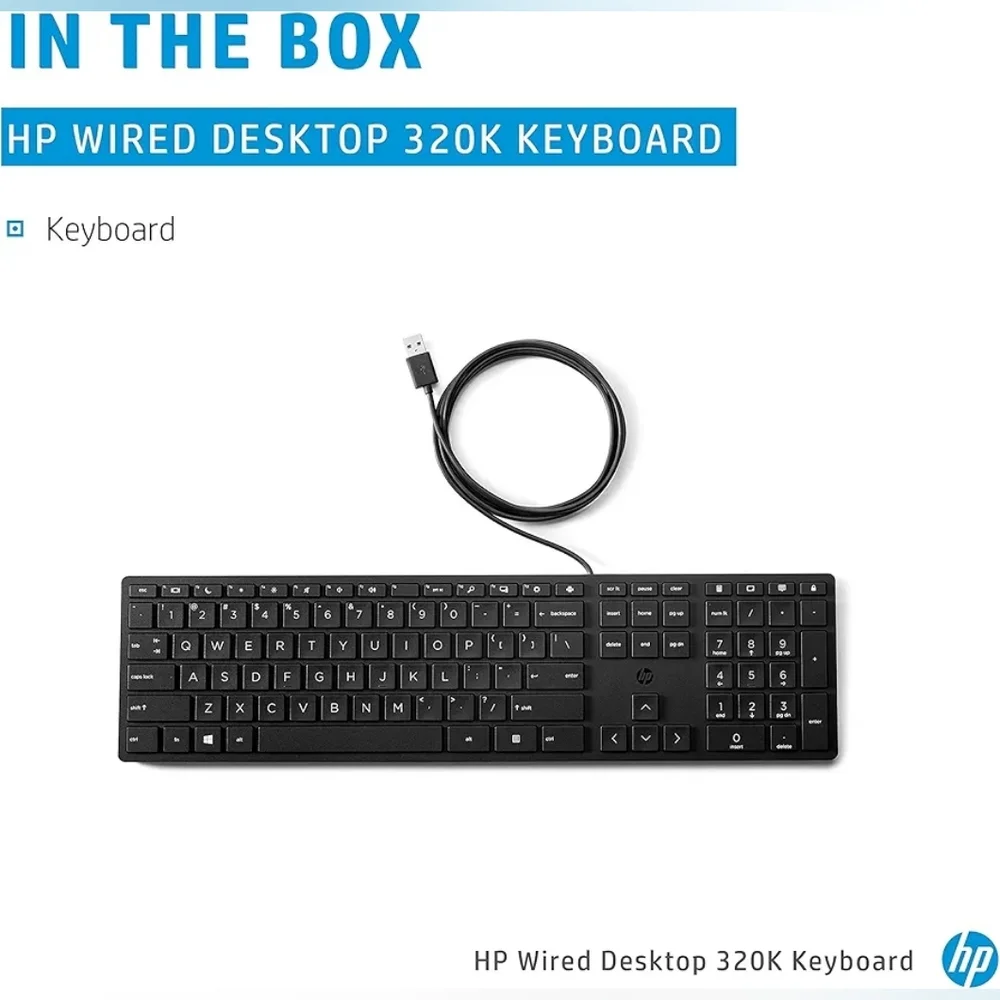 HP Wired Desktop 320K keyboard